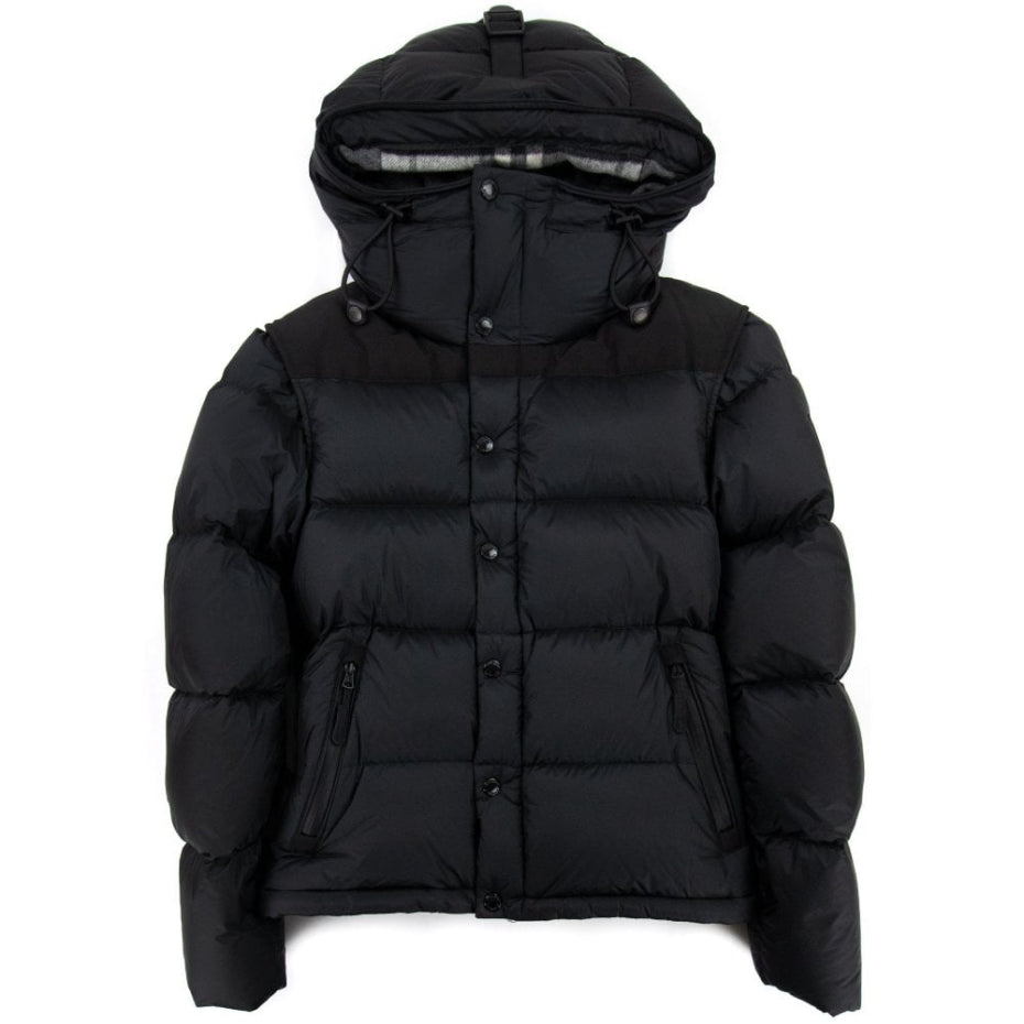 Burberry - Geacă puffer convertibilă (vestă + geacă) Black