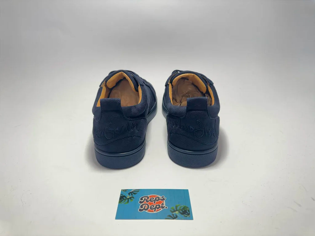 Christian Louboutin - Dark Blue embroidery