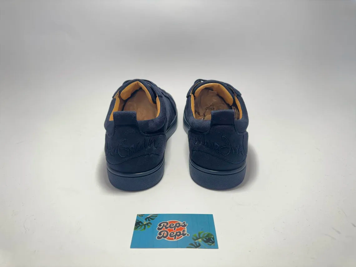 Christian Louboutin - Dark Blue embroidery