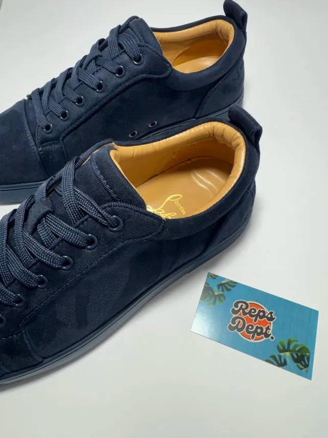 Christian Louboutin - Dark Blue embroidery