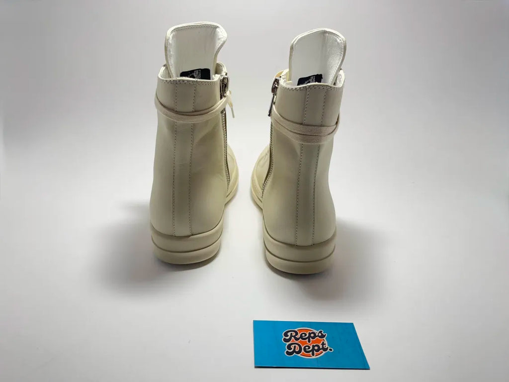 Rick Owens - Milk White leather Ramones