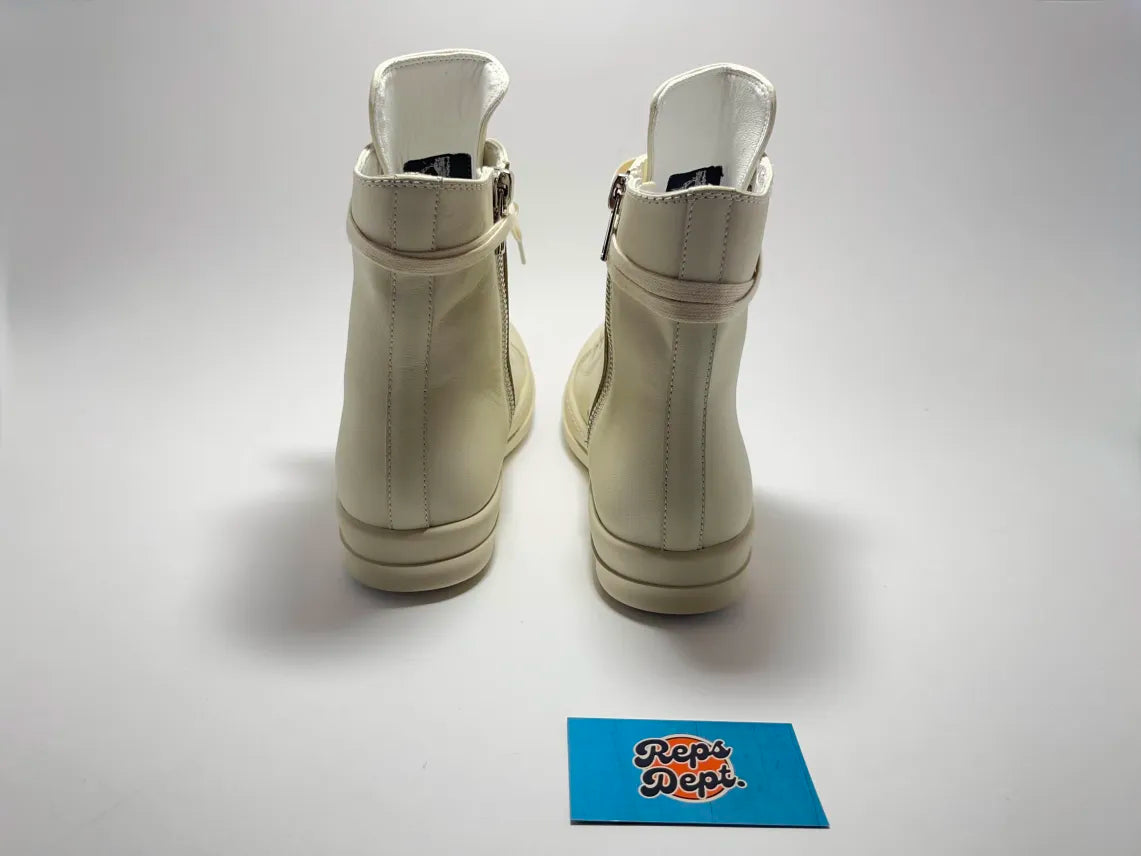 Rick Owens - Milk White leather Ramones