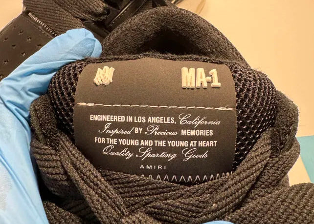 AMIRI - MA-1 Black top White sole