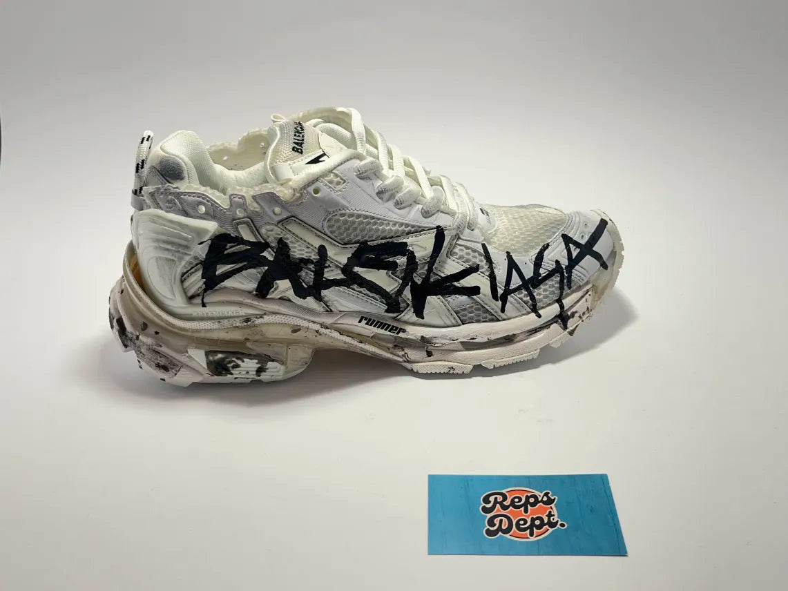 BALENCIAGA Runner - White Graffiti