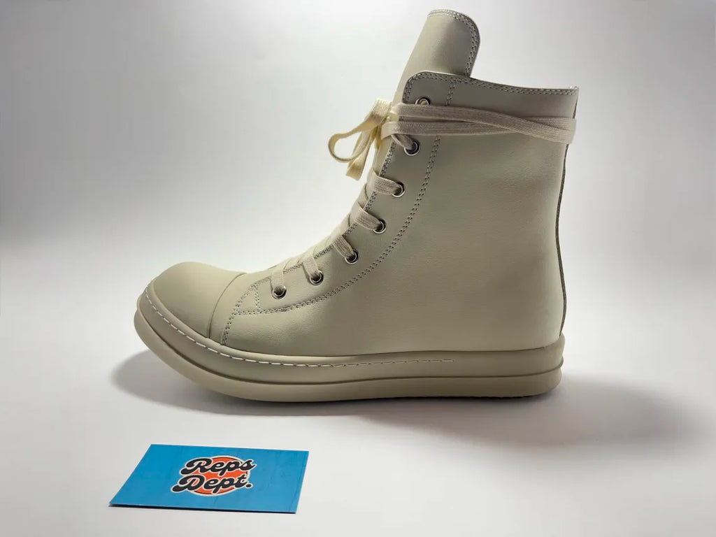 Rick Owens - Milk White leather Ramones