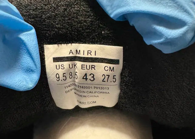 AMIRI - MA-1 Black top White sole