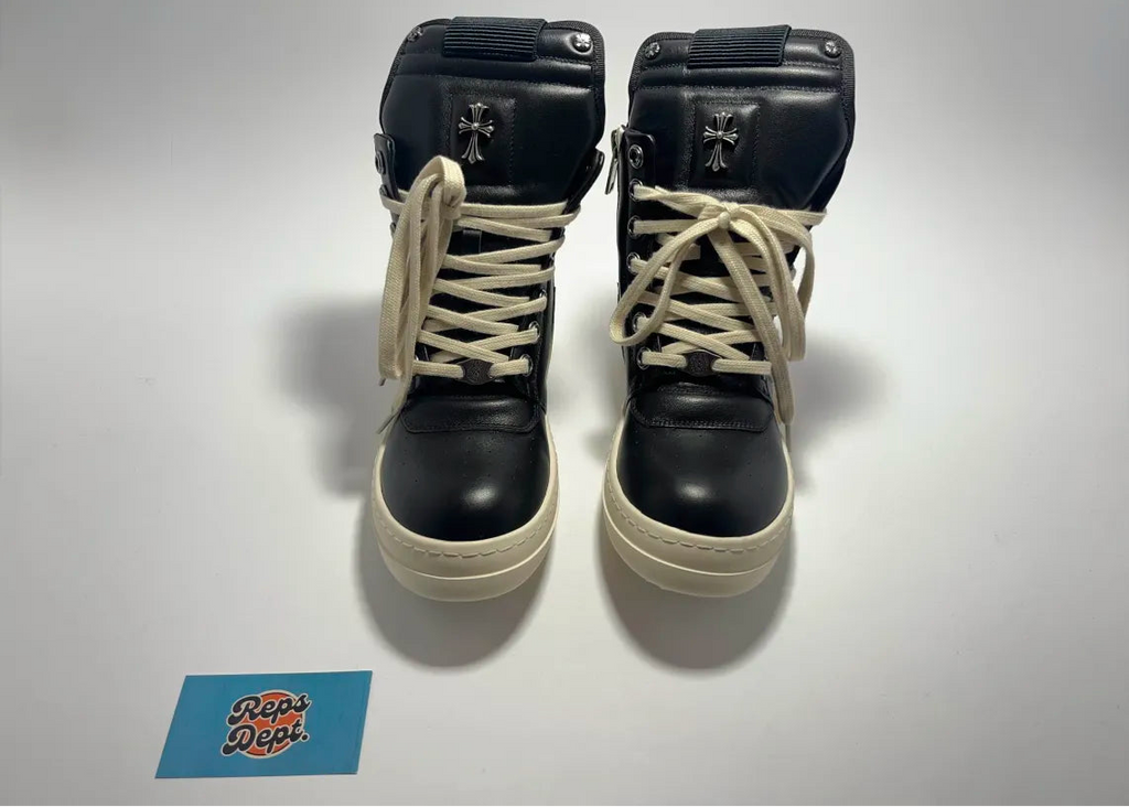 Rick Owens - Geobaskets Chrome Hearts