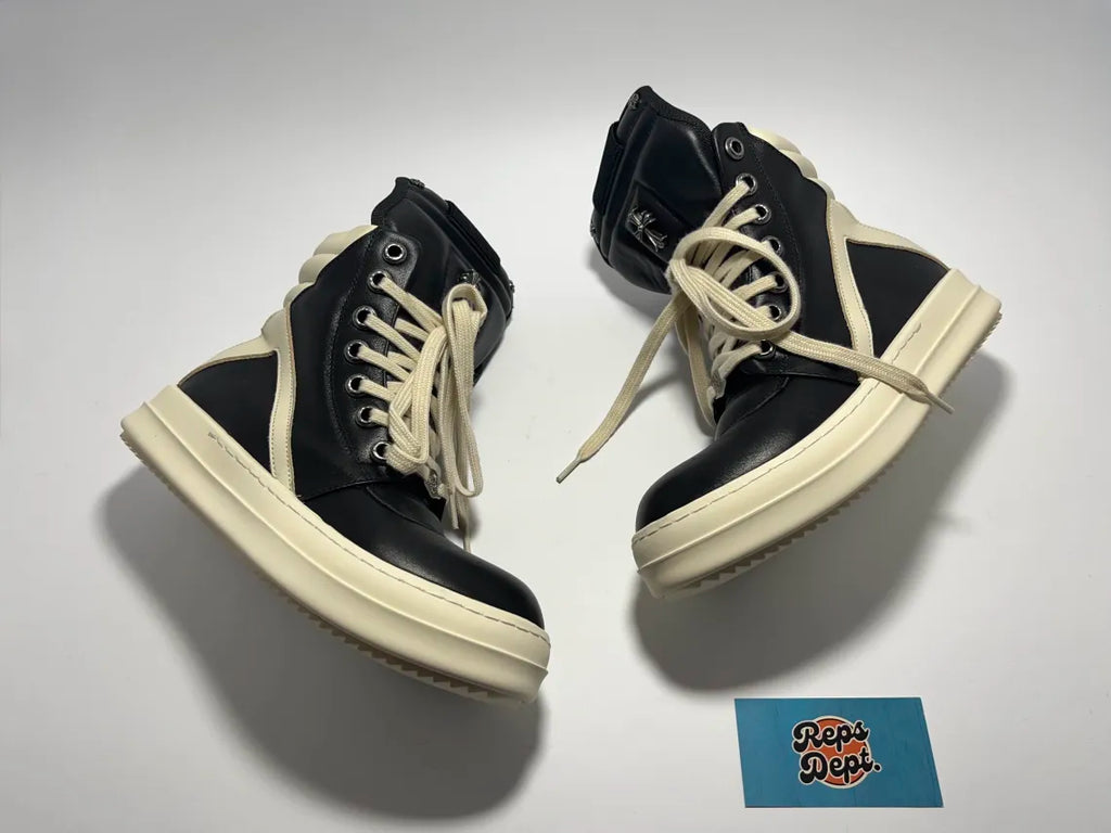 Rick Owens - Geobaskets Chrome Hearts