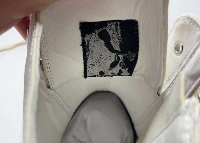 Rick Owens - Milk White leather Ramones