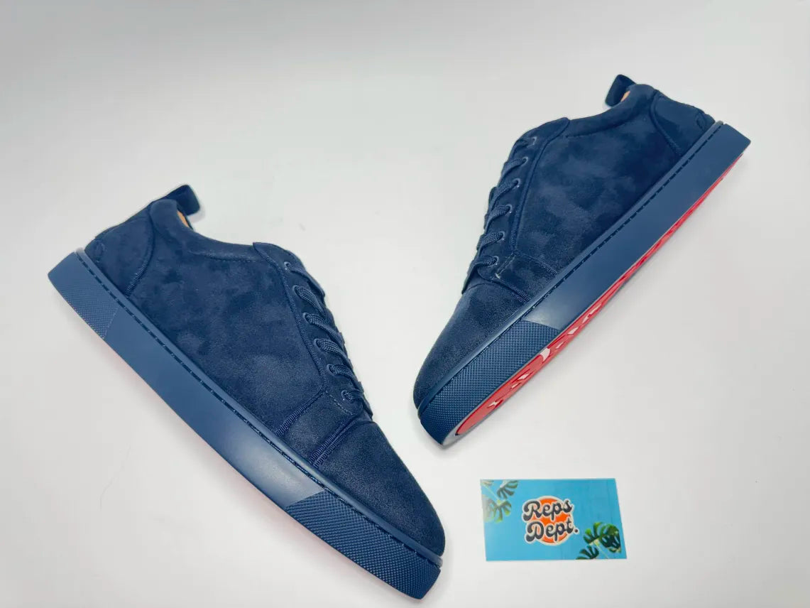 Christian Louboutin - Dark Blue embroidery
