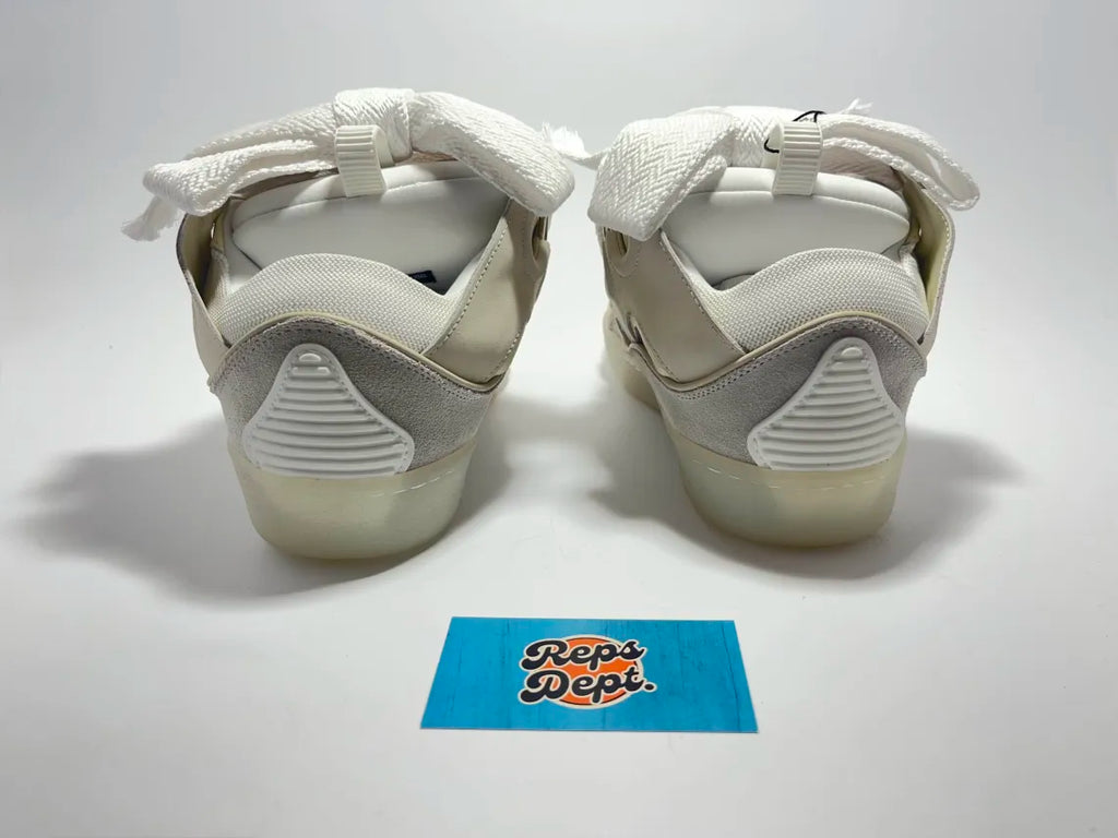 Lanvin Curb - White Beige Transparent sole