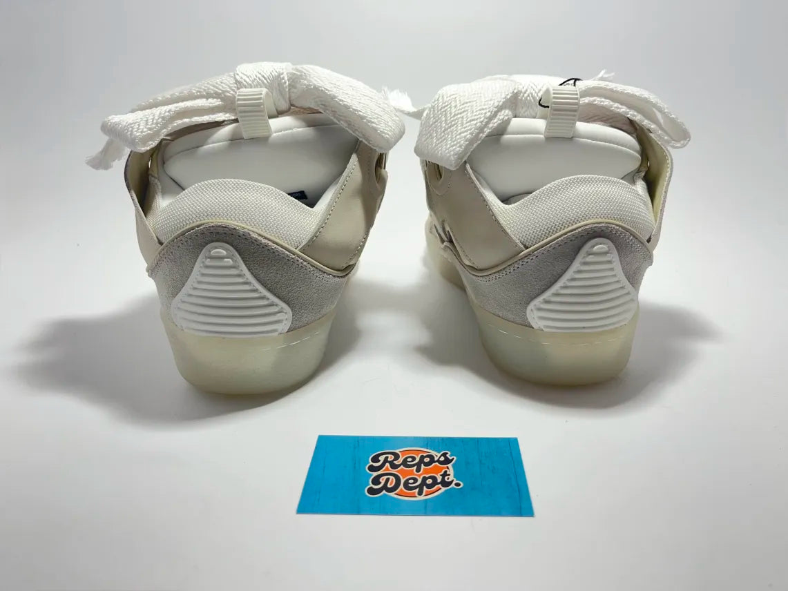 Lanvin Curb - White Beige Transparent sole